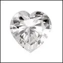 2 Ct Heart Shape Cubic Zirconia CZ Loose stone