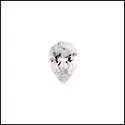 .25 Ct Pear Shape Tear Drop Cubic Zirconia CZ Loose stone