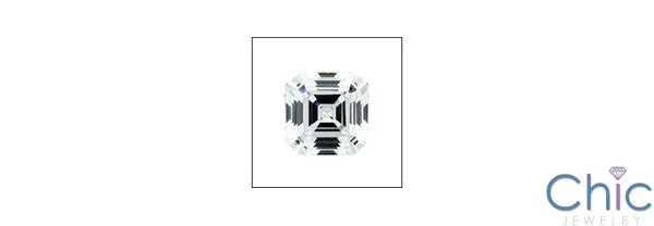 4 Ct Royal Asscher Cubic Zirconia CZ Loose stone