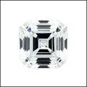 4 Ct Royal Asscher Cubic Zirconia CZ Loose stone