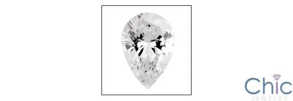 .50 Ct Pear Shape Tear Drop Cubic Zirconia CZ Loose stone