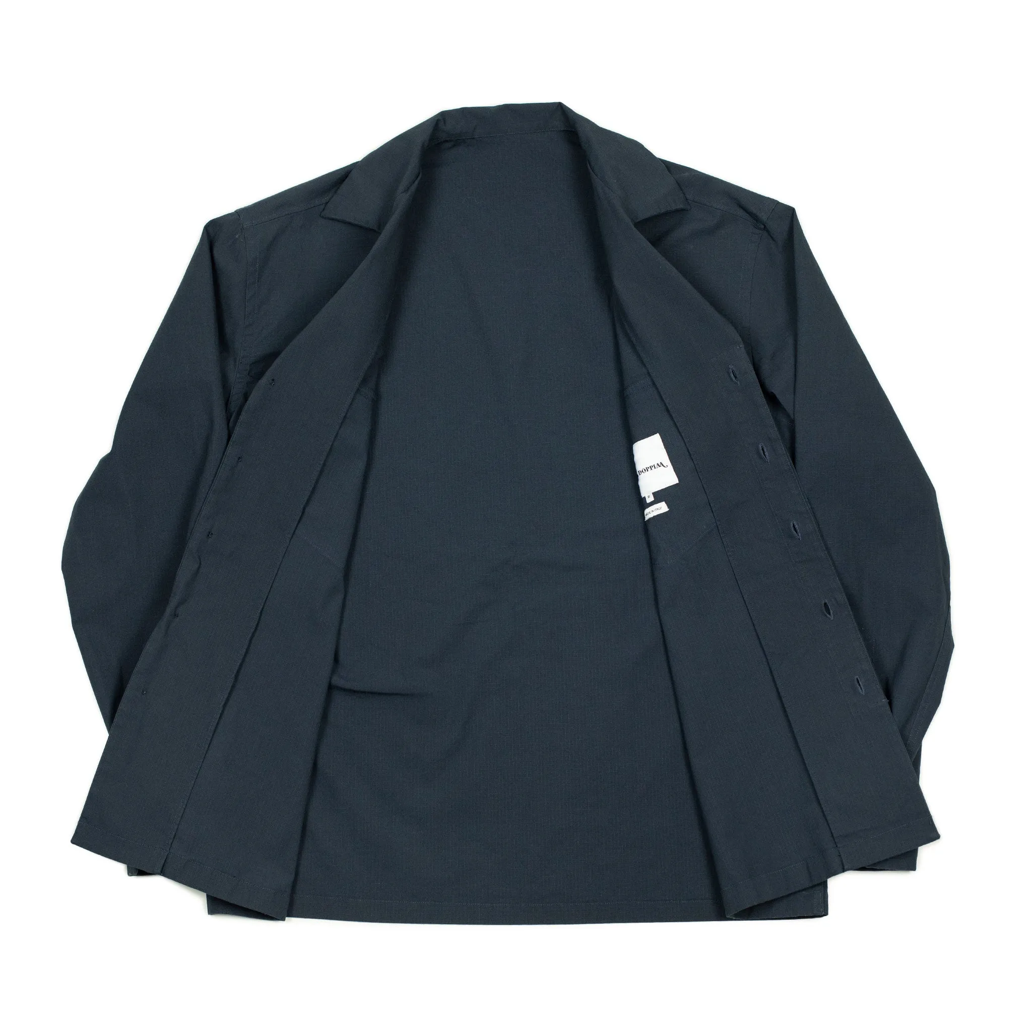 AAlgeri shirt jacket in navy cotton ripstop