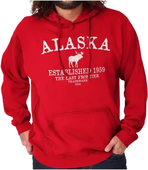 Alaska Vintage Established Hipster Hoodie Sweatshirt Women Men