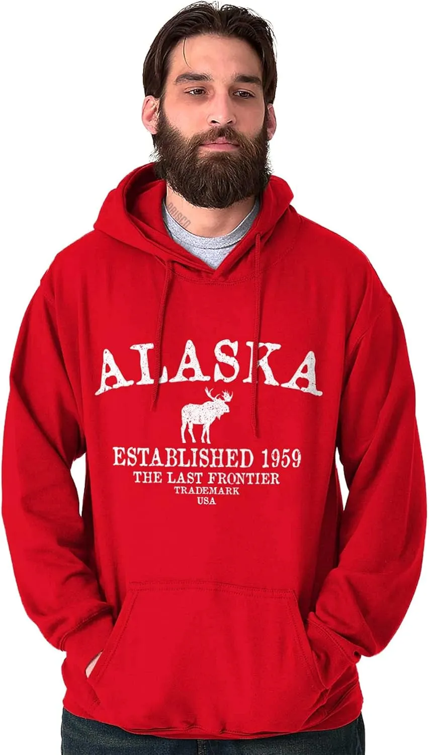 Alaska Vintage Established Hipster Hoodie Sweatshirt Women Men