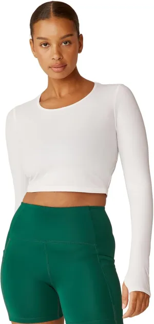 Beyond Yoga Women's Performance Knit Resilient Cropped Pullover