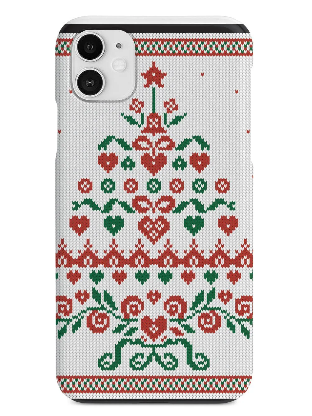 Christmas Tree Sweater Texture - Black Case