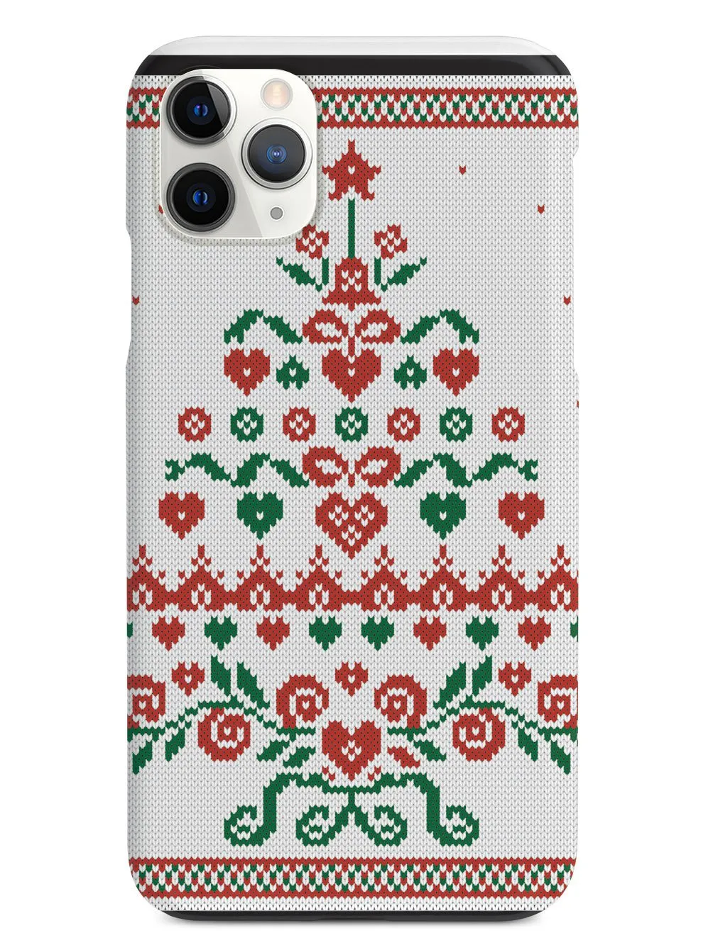 Christmas Tree Sweater Texture - Black Case