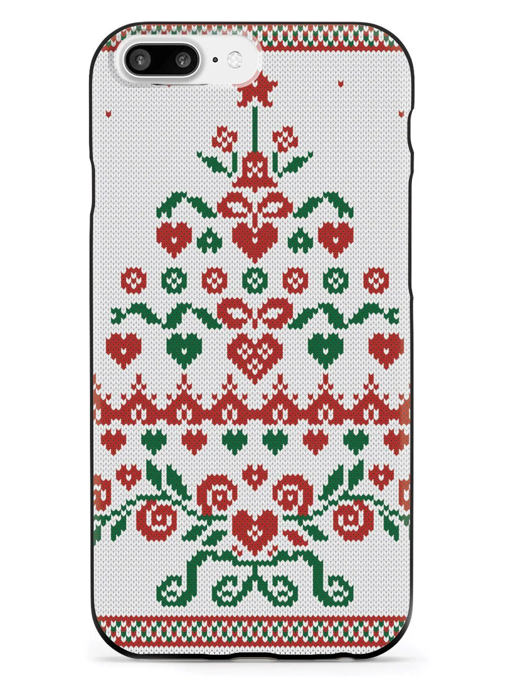 Christmas Tree Sweater Texture - Black Case