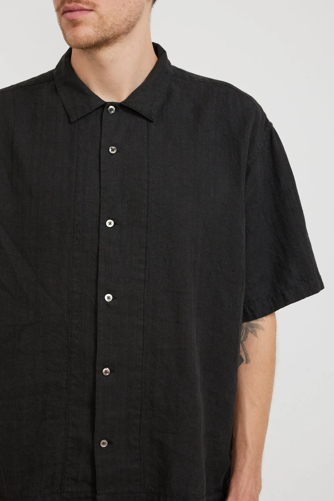 Claude S/S Shirt Sumi Black