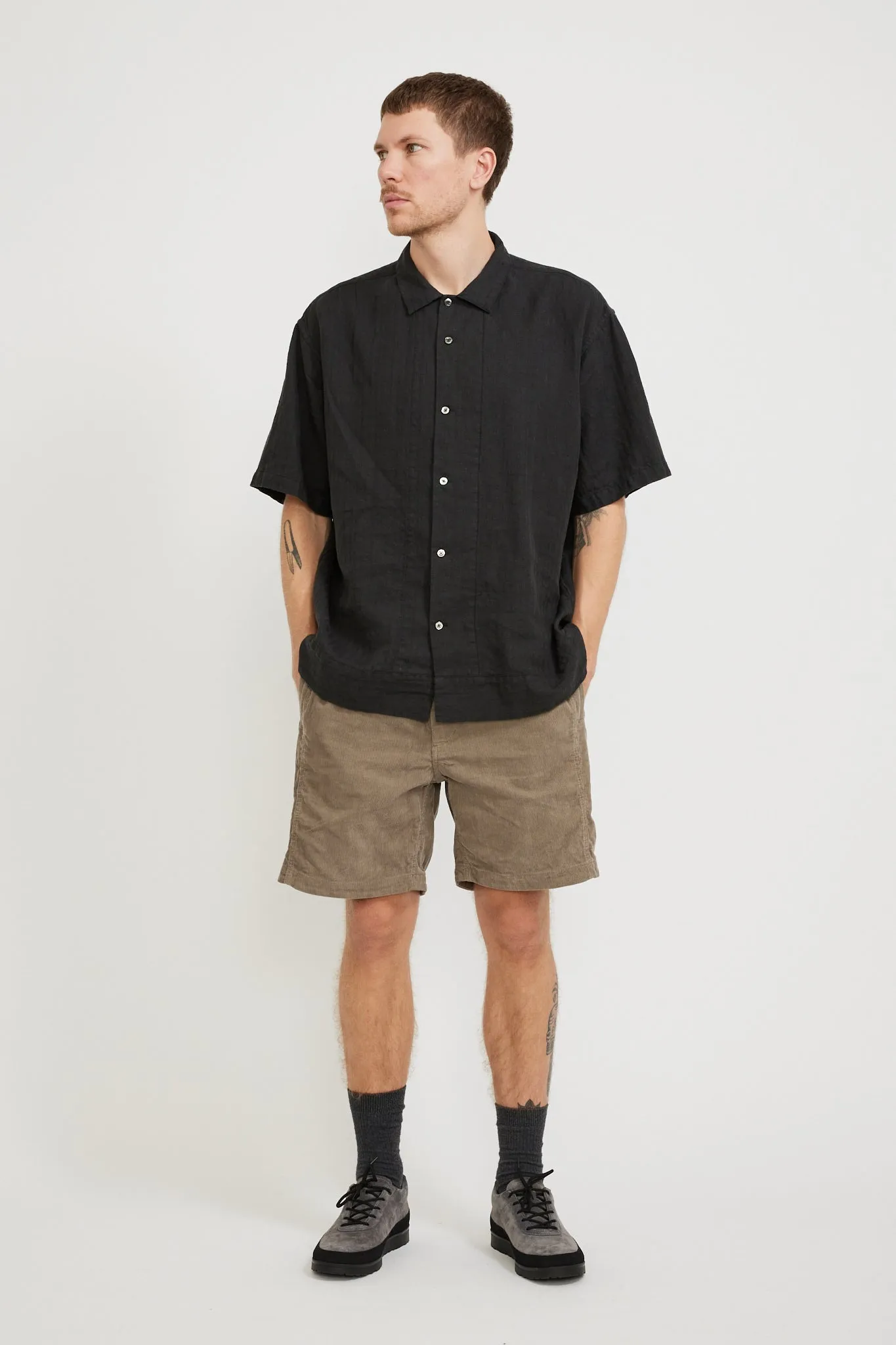 Claude S/S Shirt Sumi Black