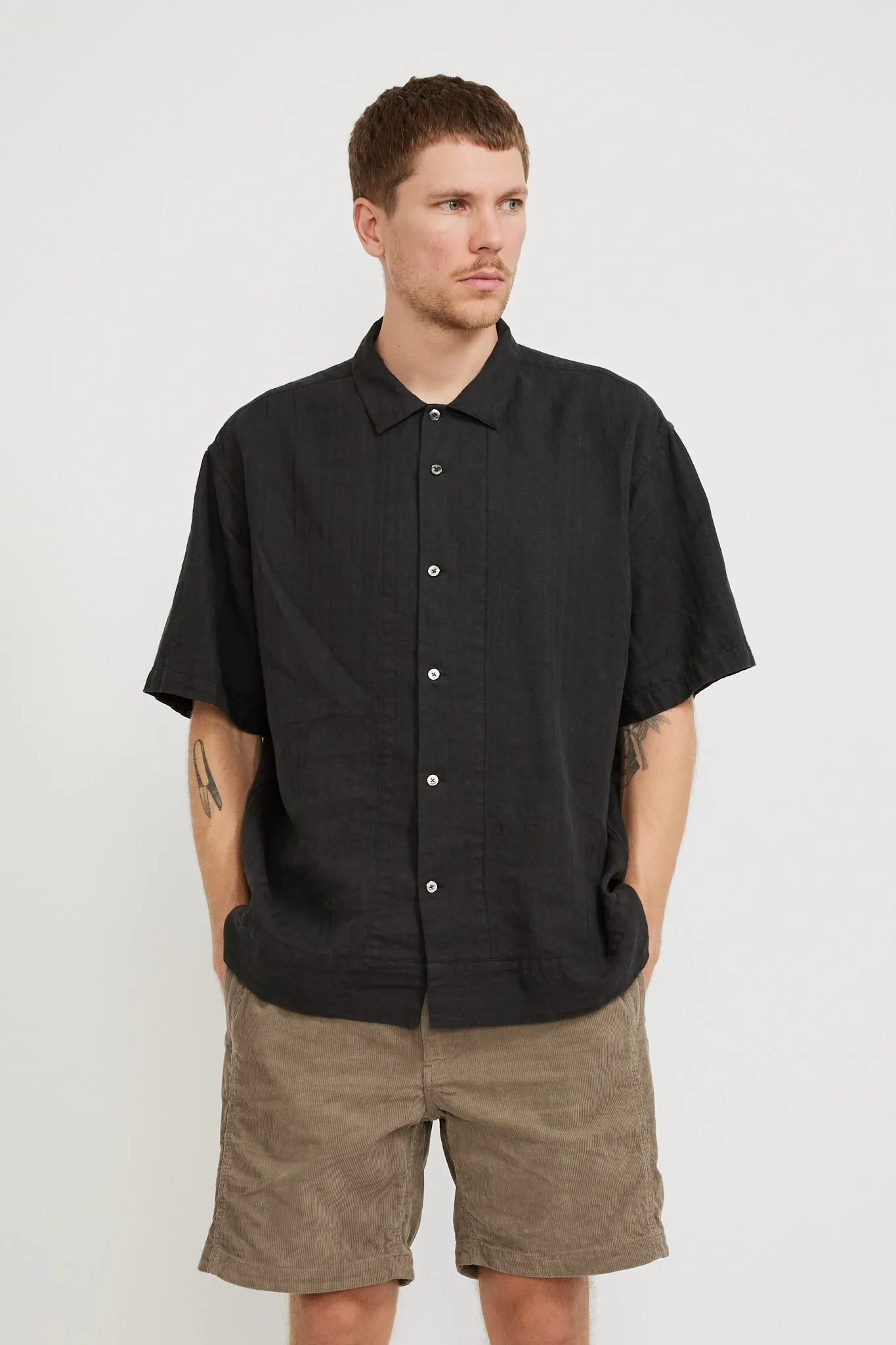 Claude S/S Shirt Sumi Black
