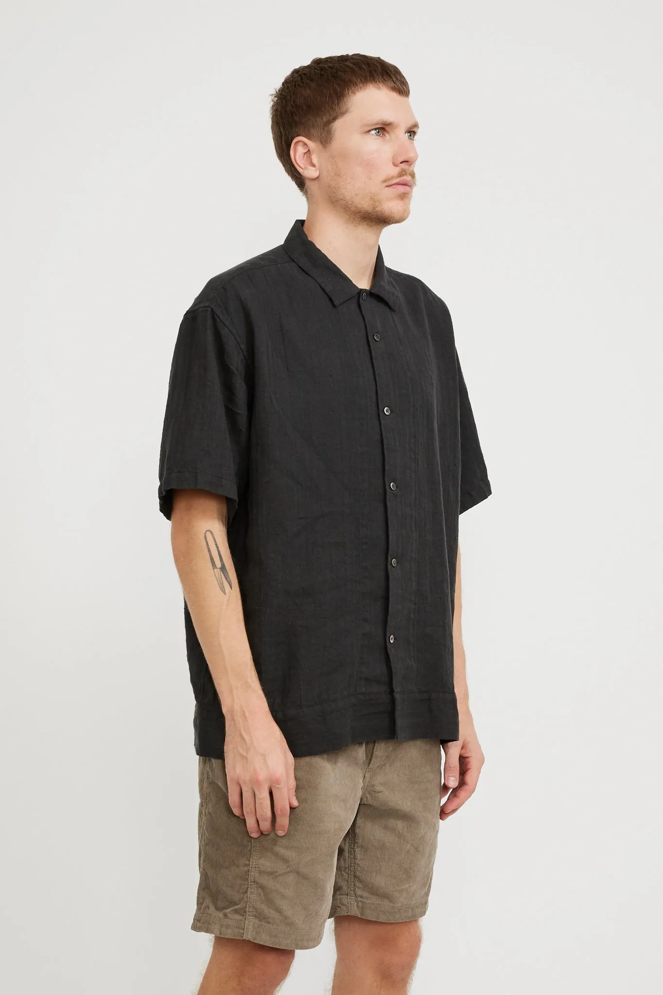 Claude S/S Shirt Sumi Black