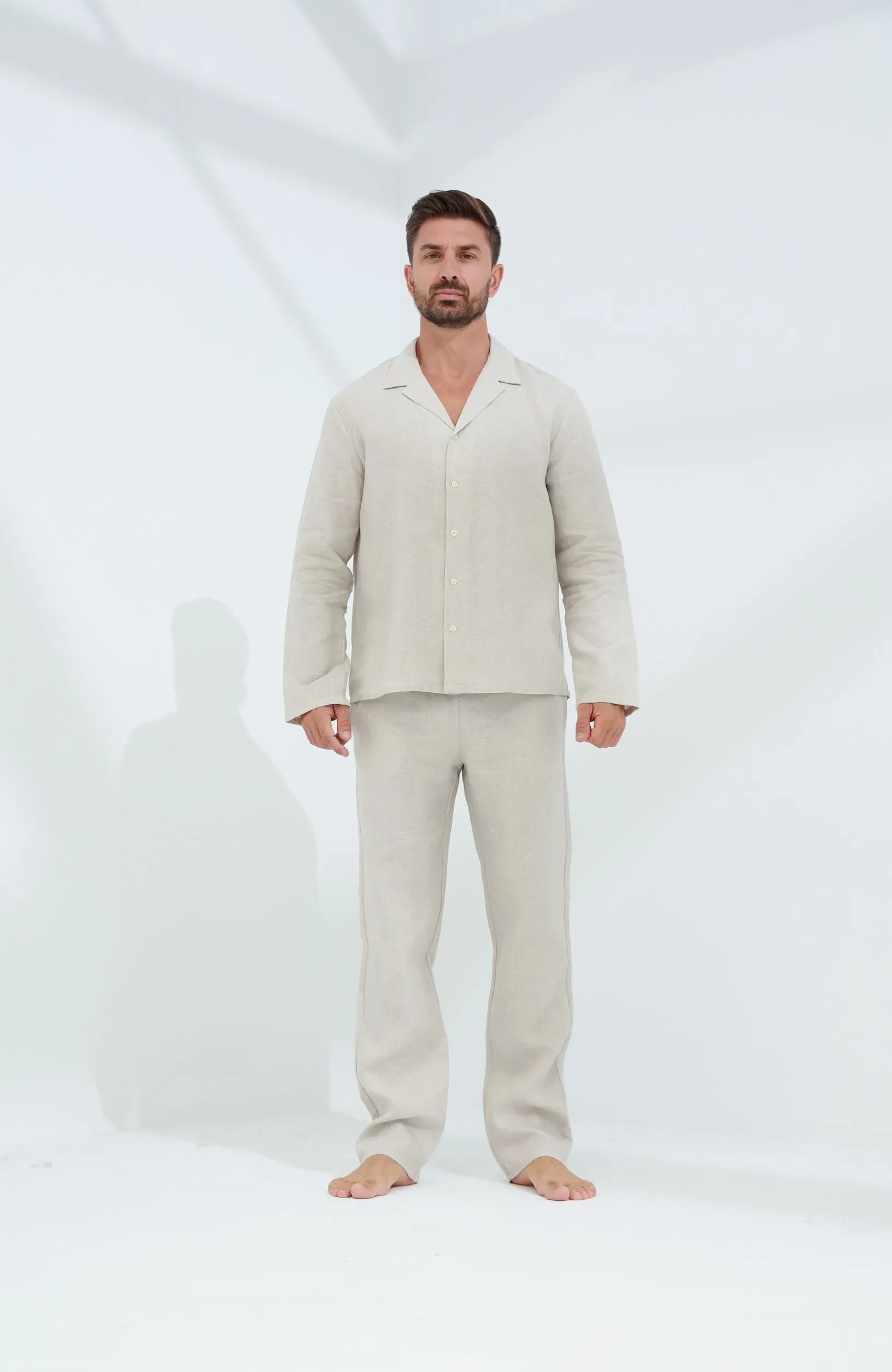 Ditta Men's Linen Pants Beige