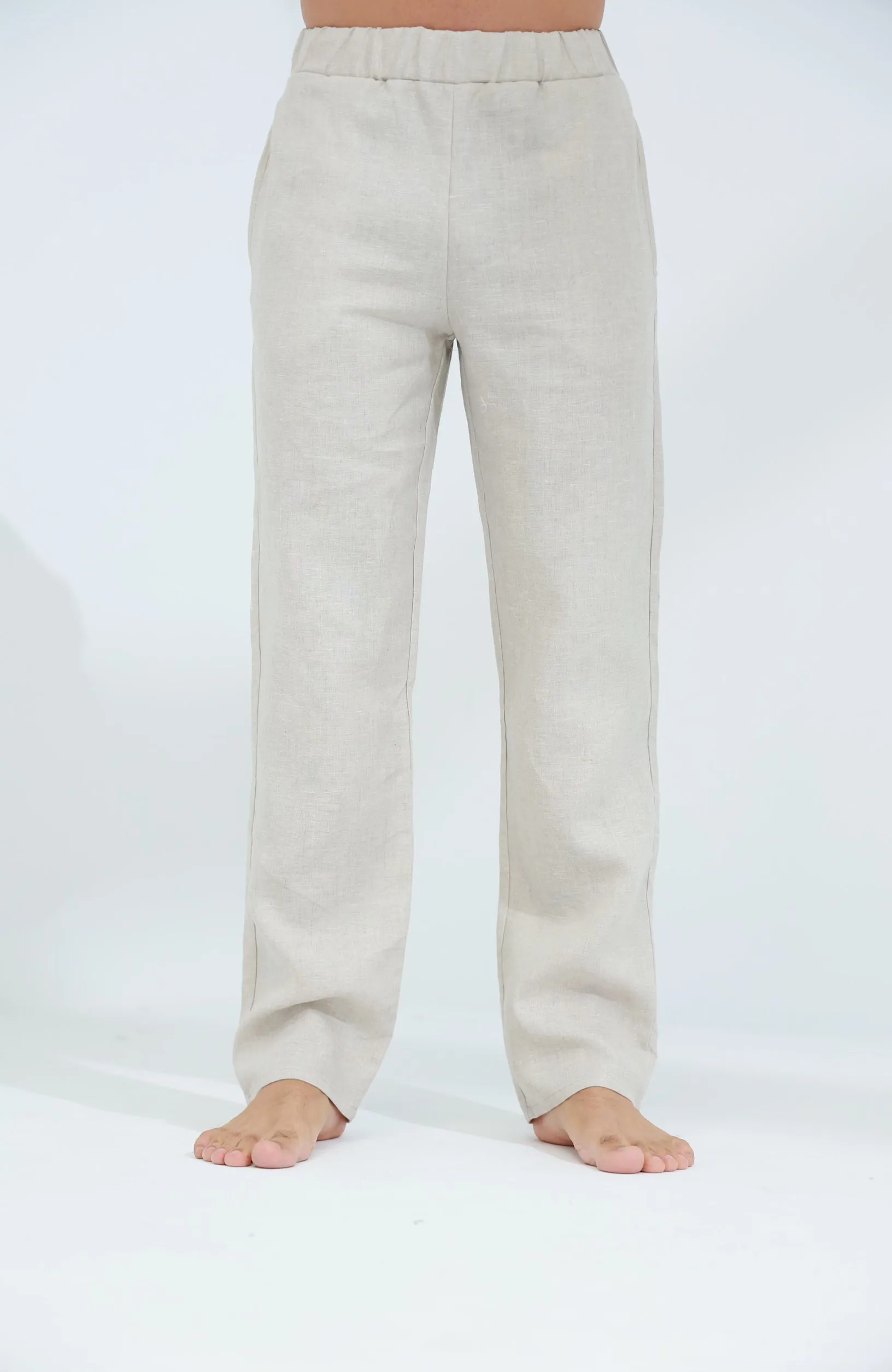 Ditta Men's Linen Pants Beige