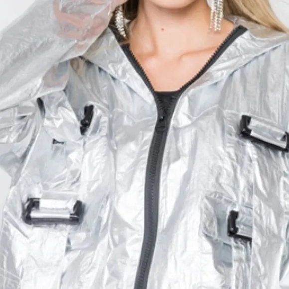GEM Silver Metallic Jacket