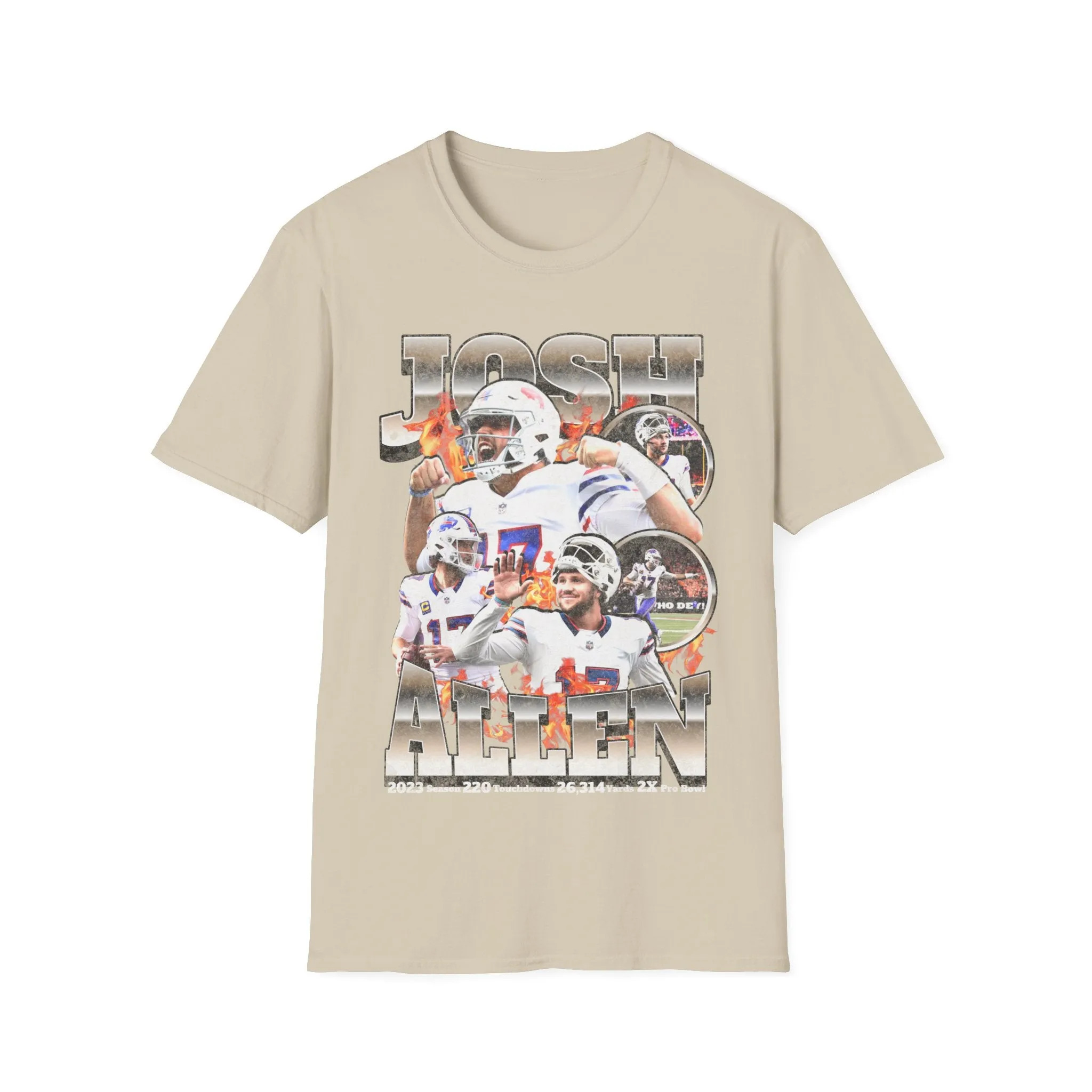 Josh Allen 2023 Season Stats T-Shirt