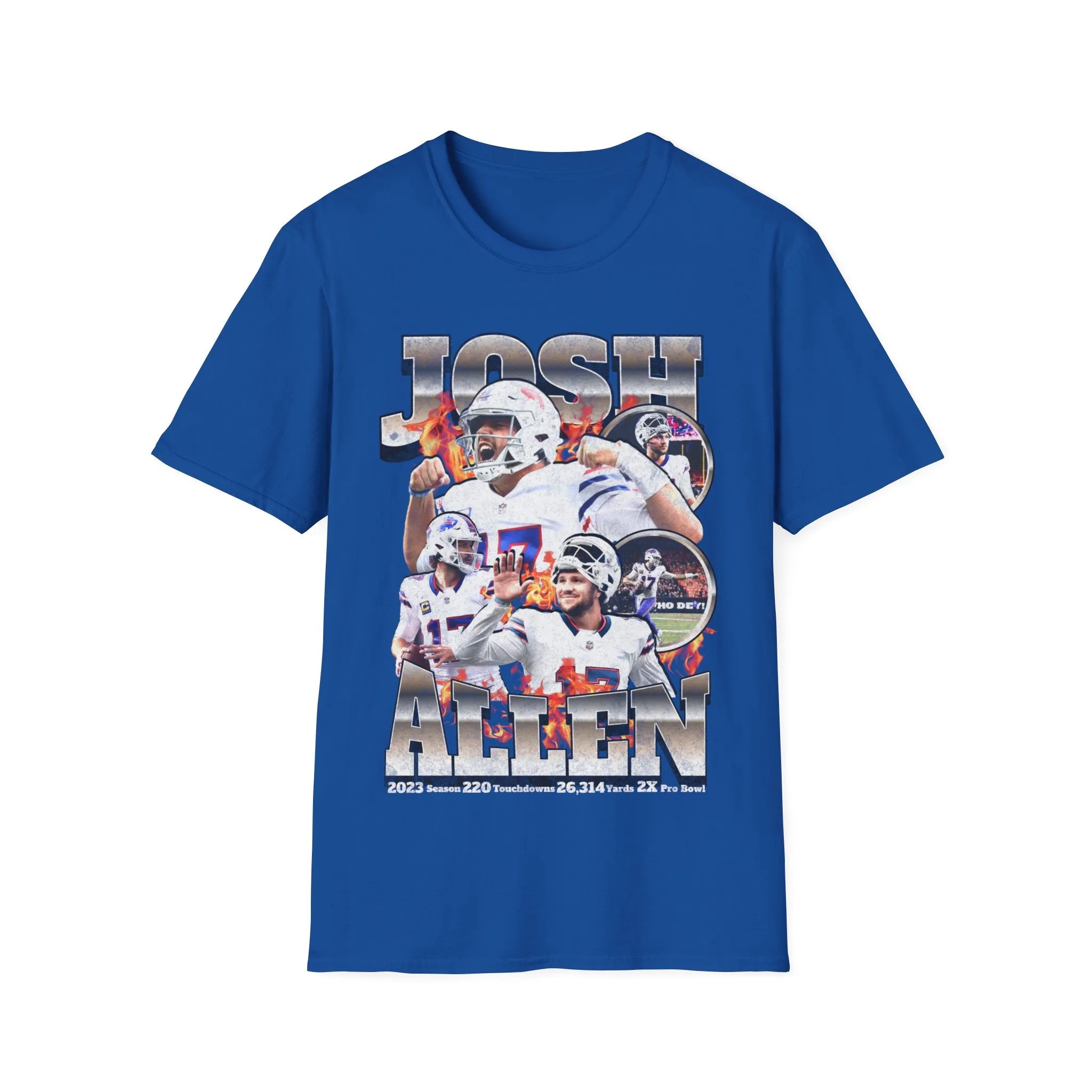 Josh Allen 2023 Season Stats T-Shirt