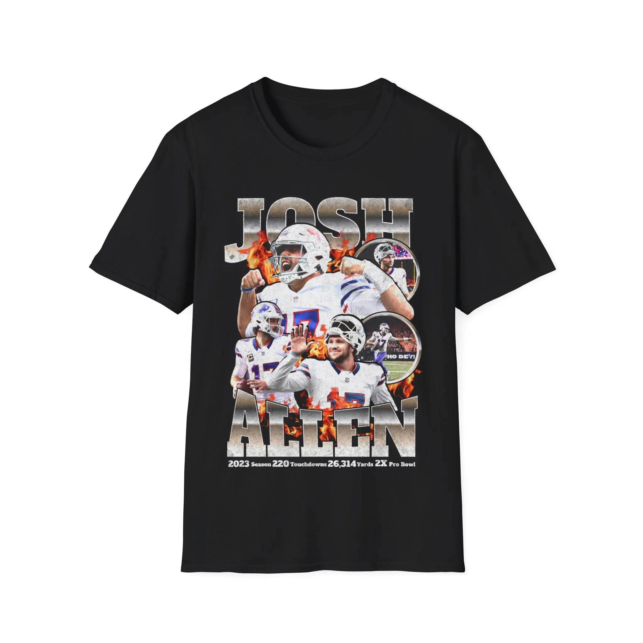 Josh Allen 2023 Season Stats T-Shirt