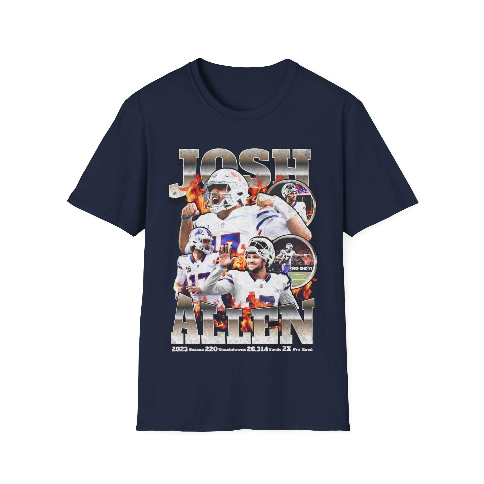 Josh Allen 2023 Season Stats T-Shirt