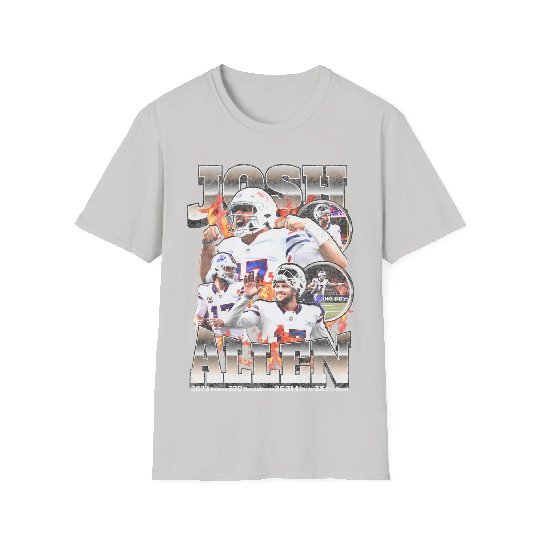 Josh Allen 2023 Season Stats T-Shirt