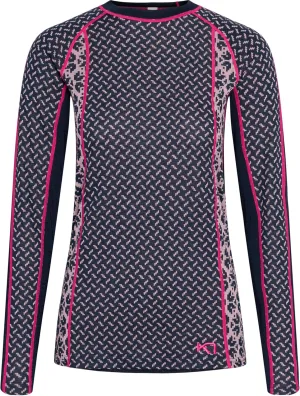 Kari Traa Lekker Women's Base Layer Long Sleeve Shirt - Fitted Knit Thermal Top