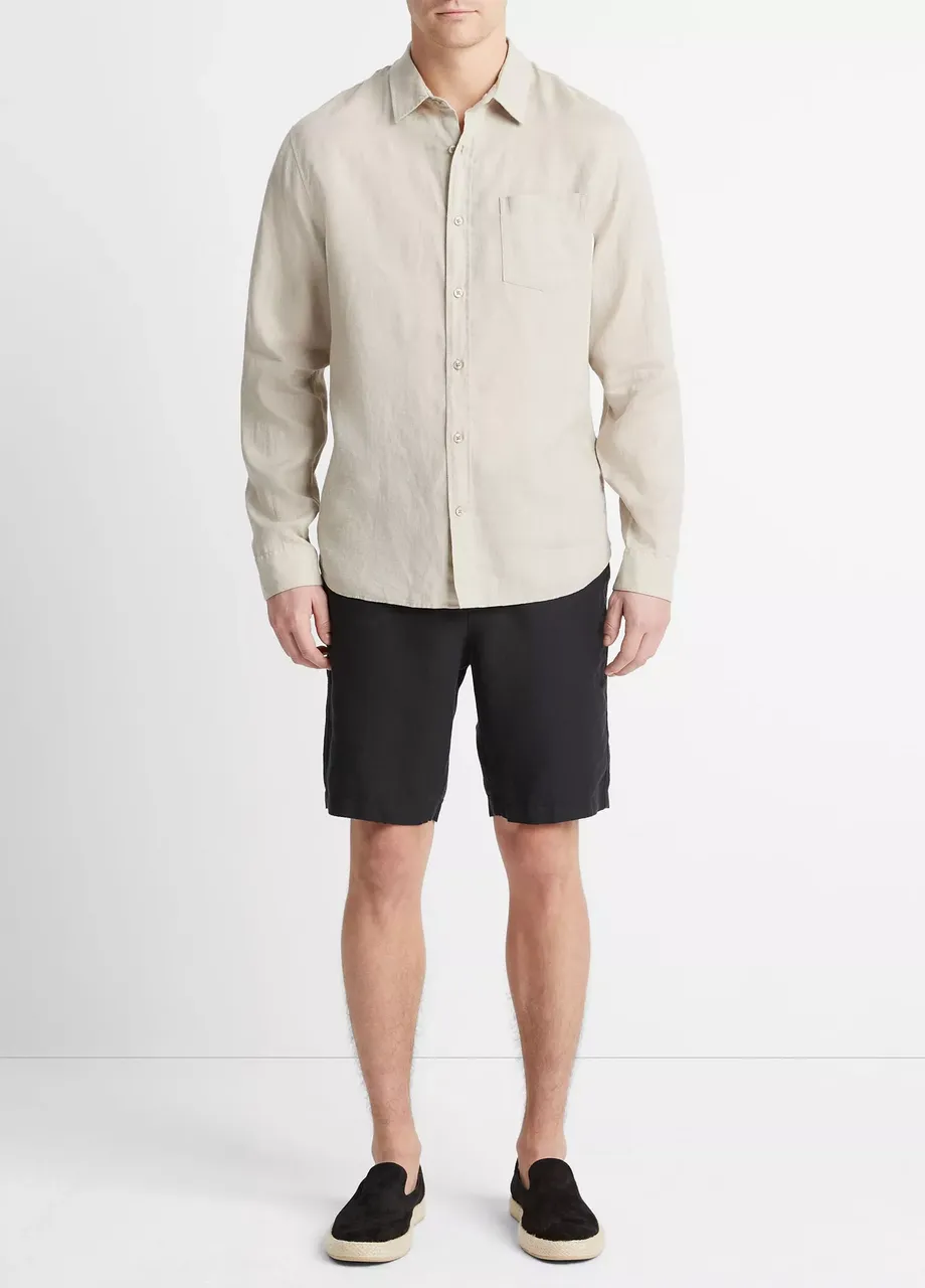 Linen Long-Sleeve Shirt