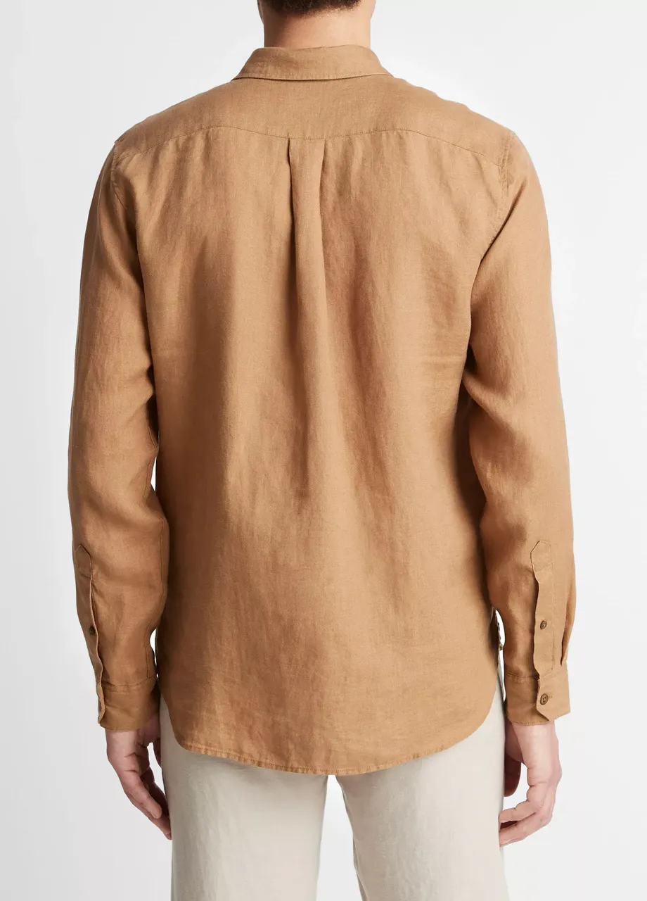 Linen Long-Sleeve Shirt