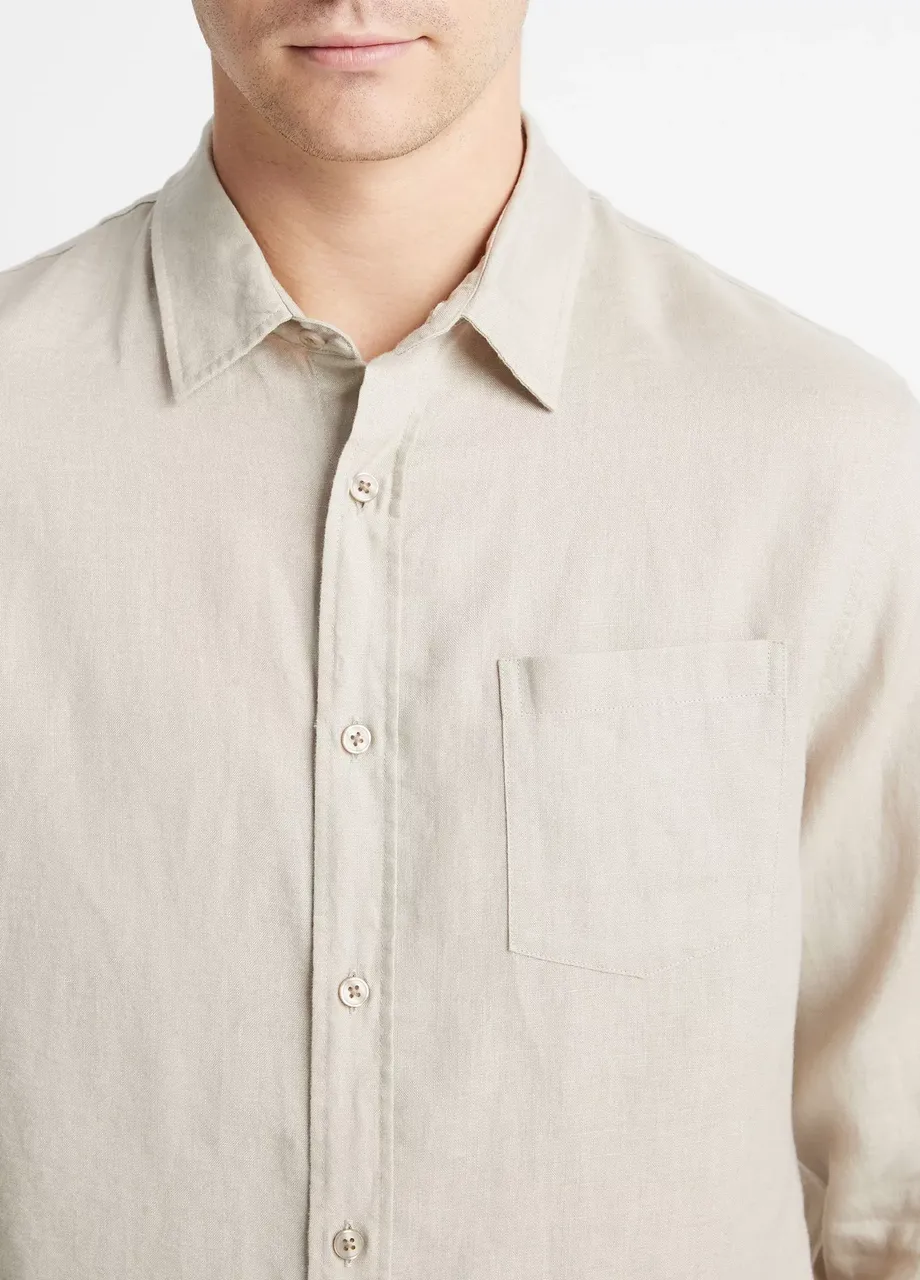 Linen Long-Sleeve Shirt