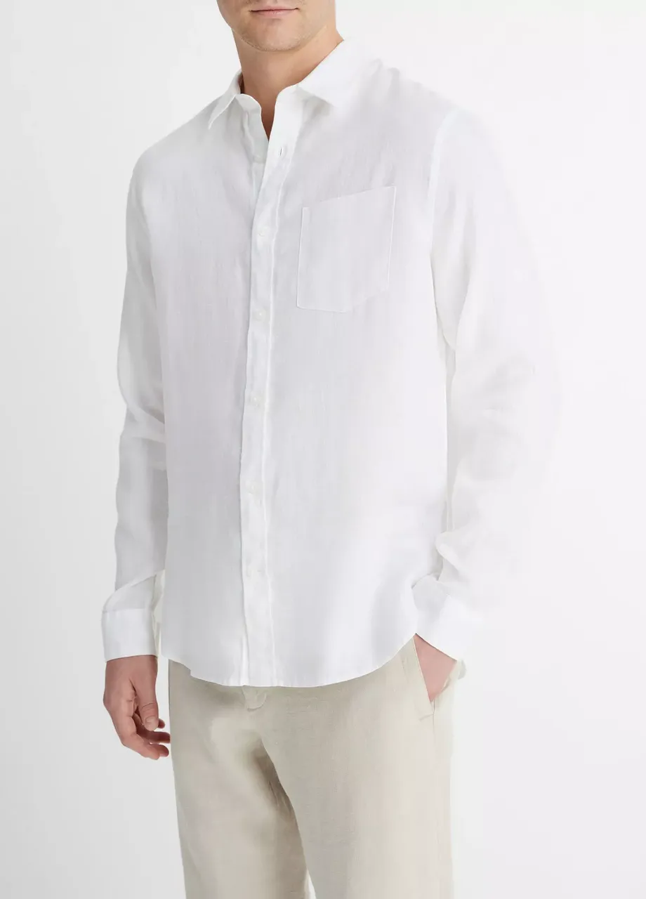 Linen Long-Sleeve Shirt