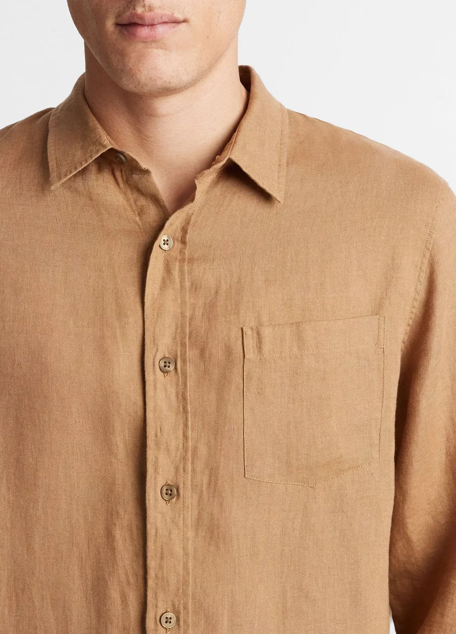 Linen Long-Sleeve Shirt