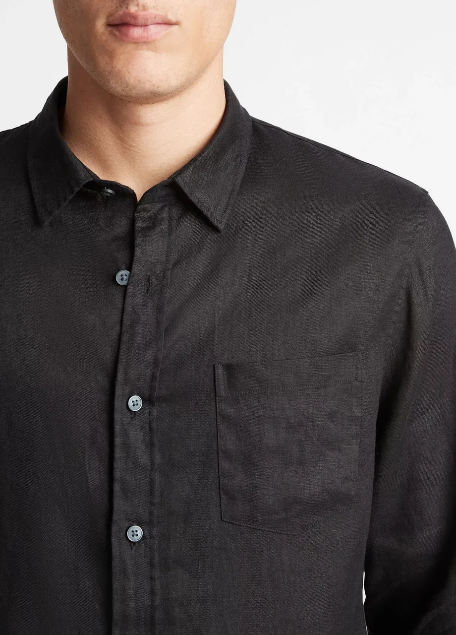 Linen Long-Sleeve Shirt