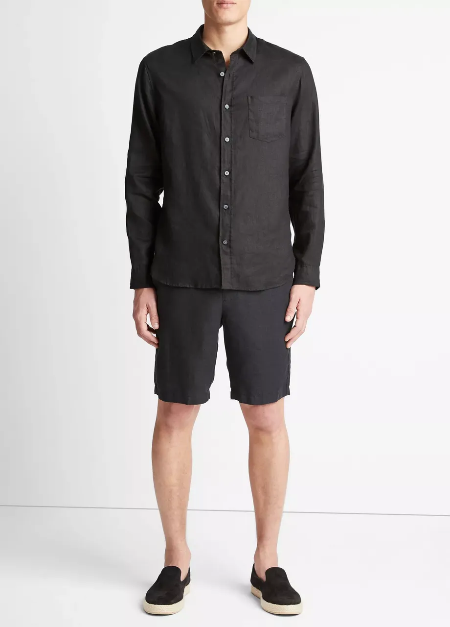 Linen Long-Sleeve Shirt