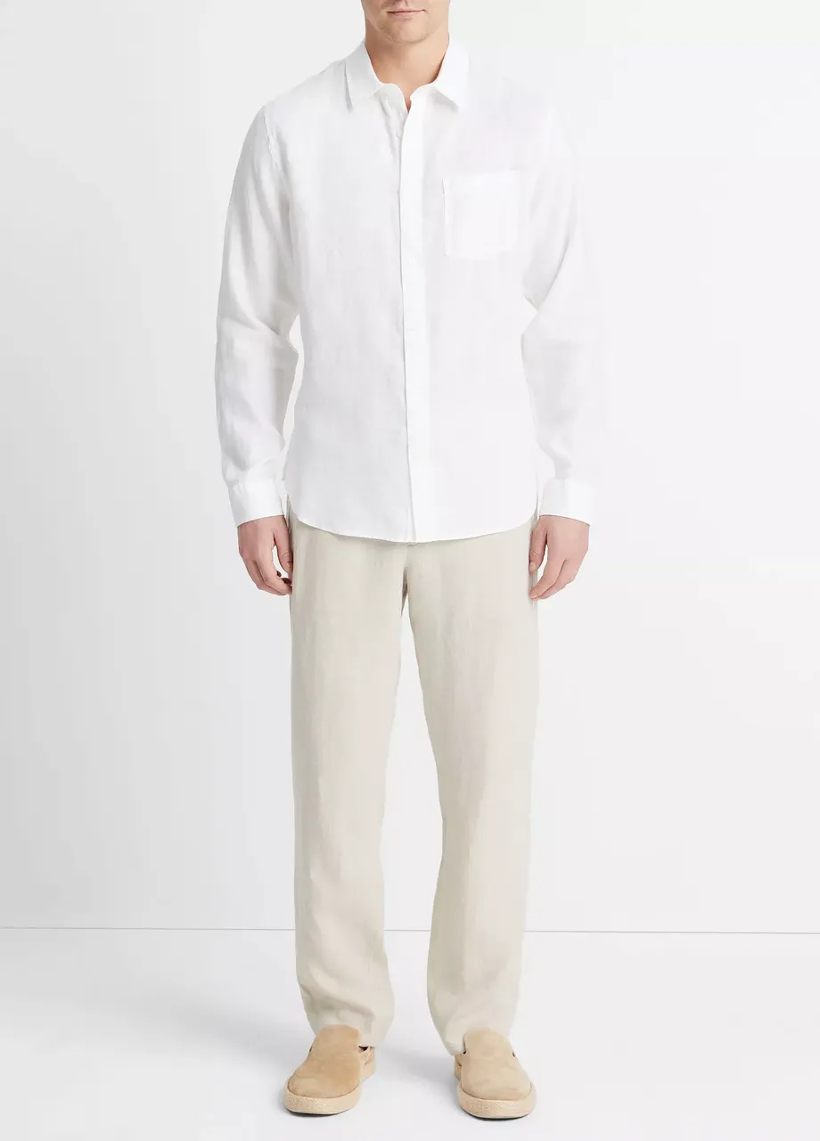 Linen Long-Sleeve Shirt