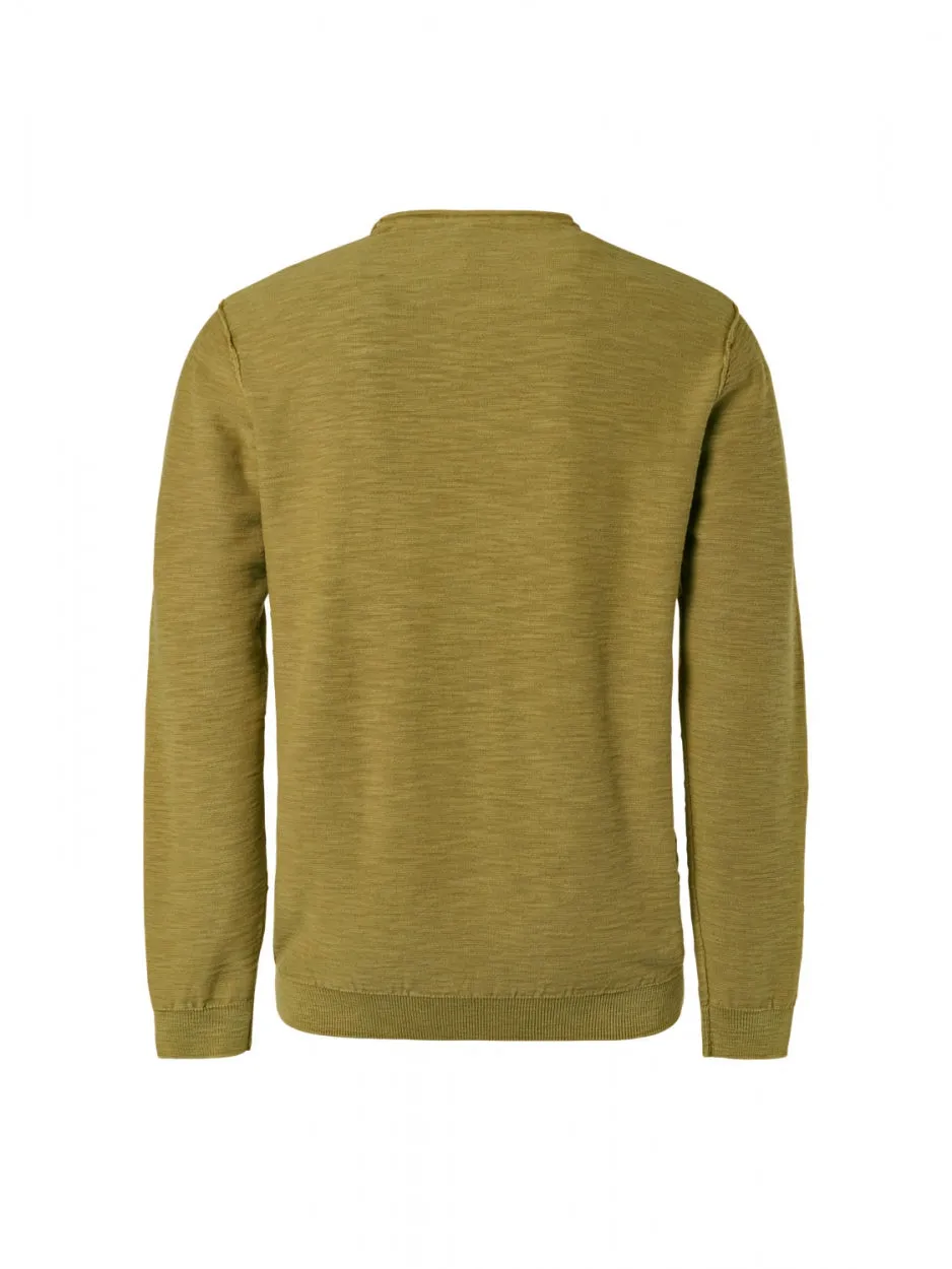 Men's Crew Neck Sweater - No Excess Sale | Olive