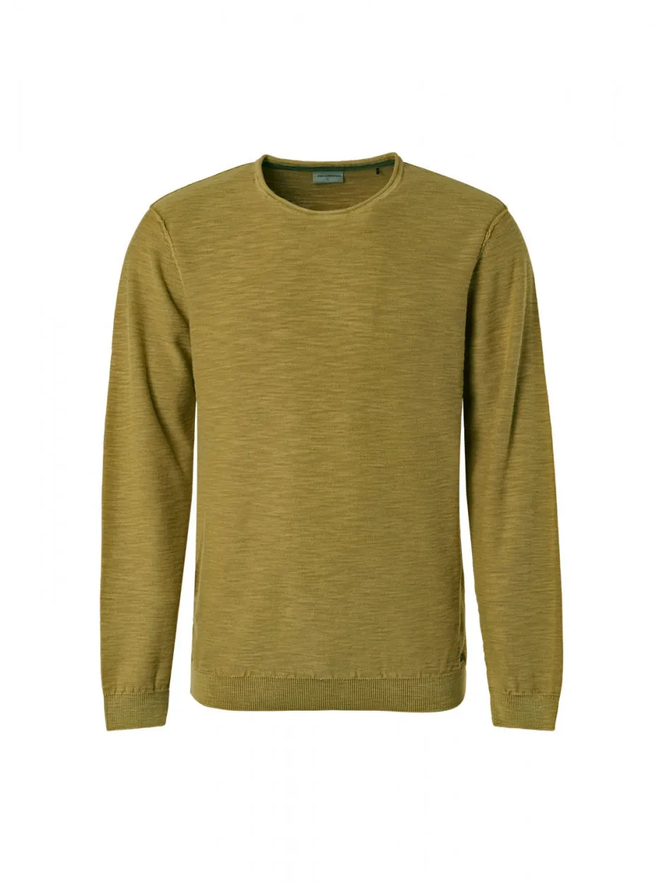 Men's Crew Neck Sweater - No Excess Sale | Olive