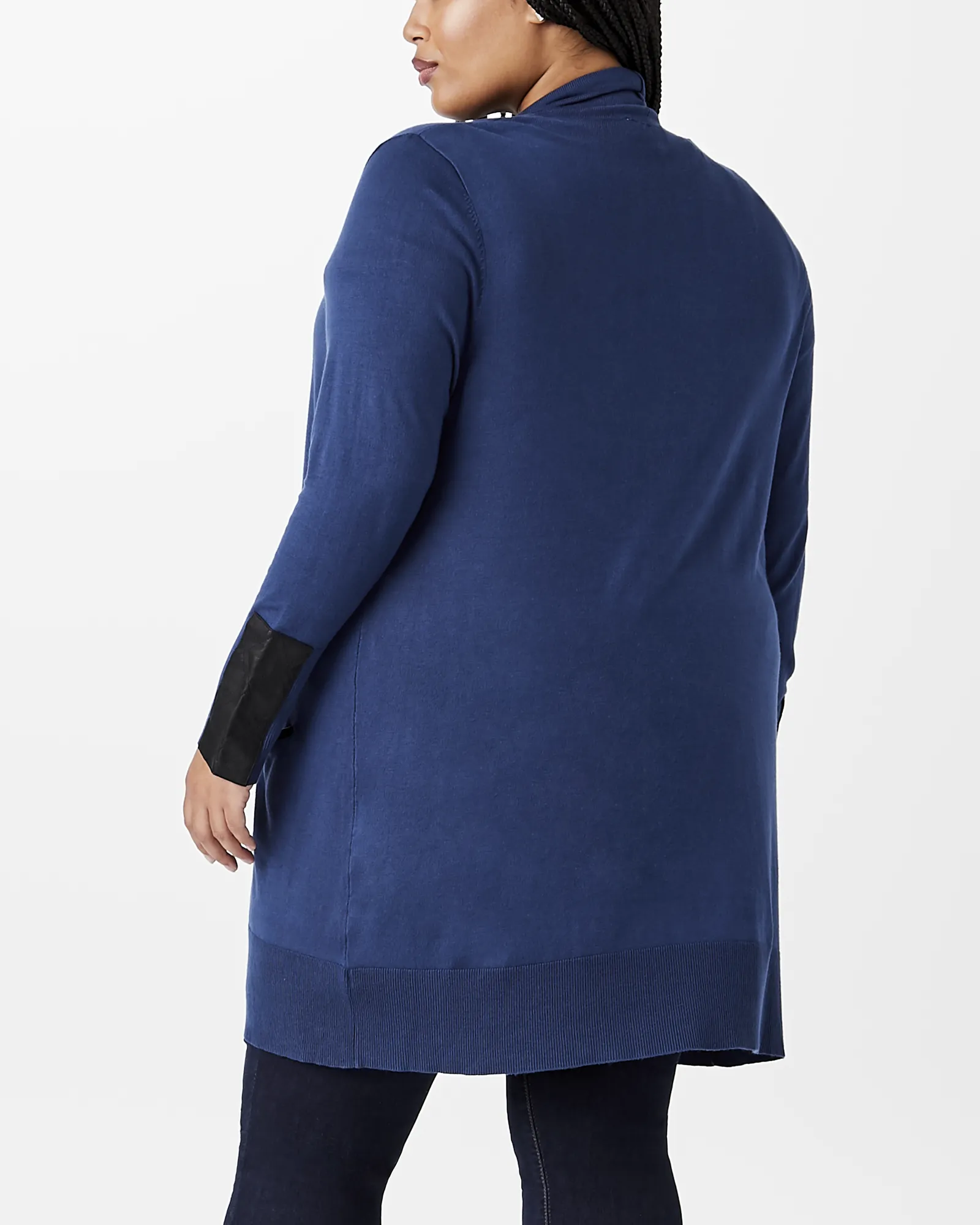 Noelia Tunic Cardigan | Navy