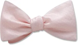 Oriel Petal, Solid Soft Pink Silk Men's Bow Tie - Made in America