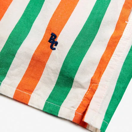 Vertical Stripes woven shorts